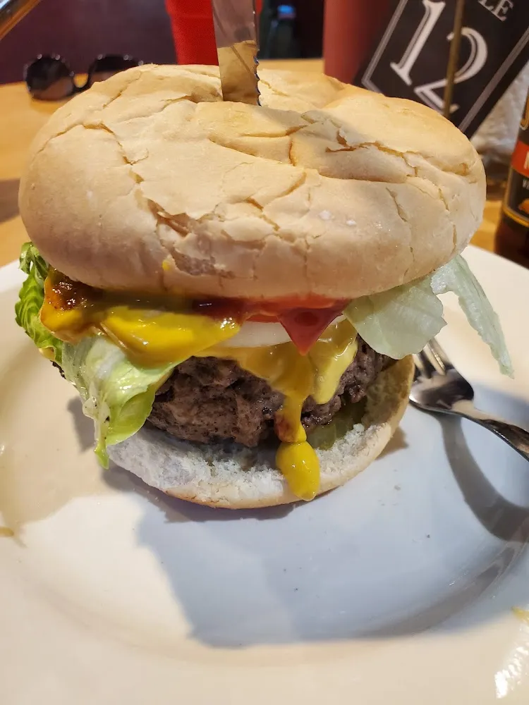 Cheese Burger with the Works